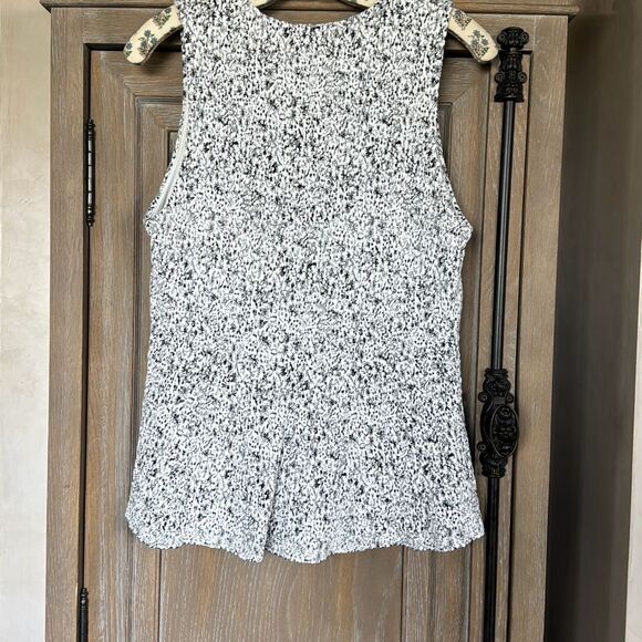 Theory Colisha Lustrate Sleeveless Peplum Stretch Top medium - Picture 11 of 11